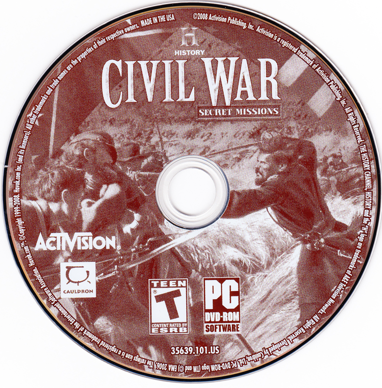 Media for Civil War: Secret Missions (Windows)