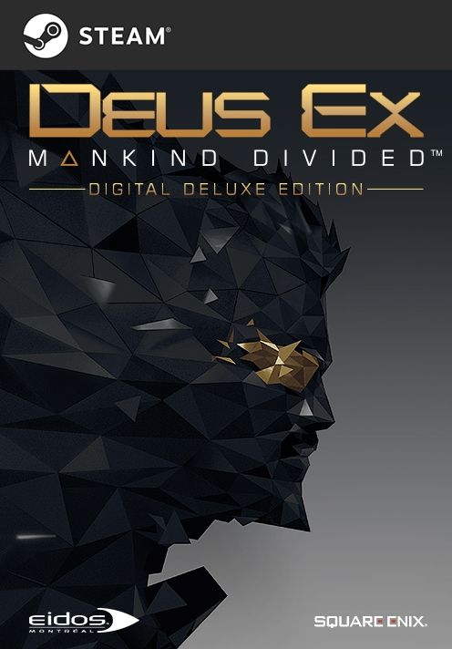 Front Cover for Deus Ex: Mankind Divided - Digital Deluxe Edition (Windows) (Square Enix Europe Online release)