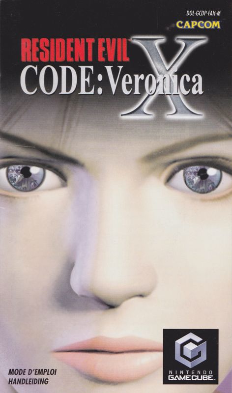 Manual for Resident Evil: Code: Veronica X (GameCube): Front