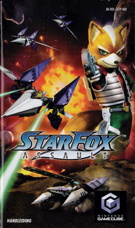 Manual for Star Fox Assault (GameCube): Front