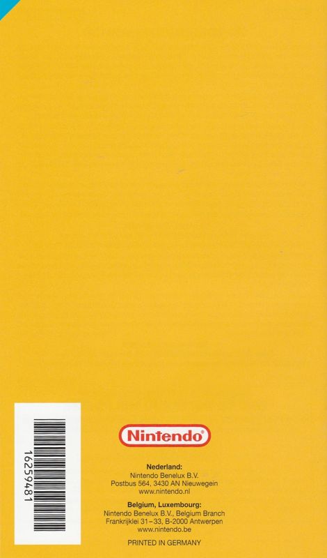 Manual for Mario Party 6 (GameCube): Back