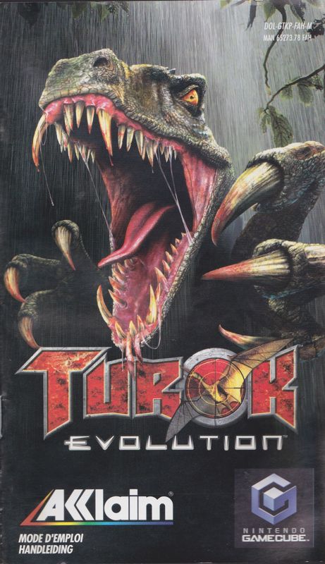 Manual for Turok: Evolution (GameCube): Front