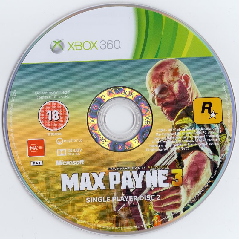 Media for Max Payne 3 (Xbox 360): Disc 2