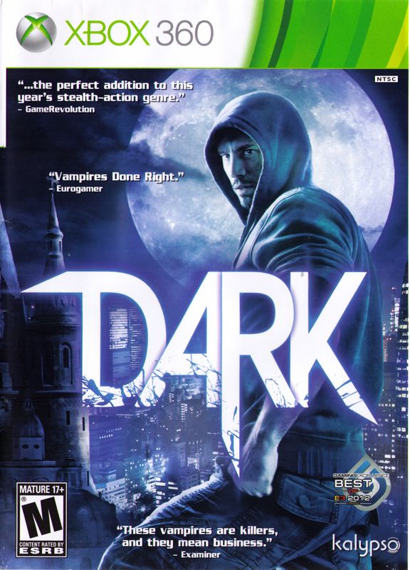 Front Cover for Dark (Xbox 360)