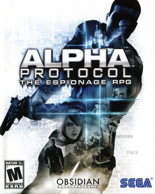 Manual for Alpha Protocol (PlayStation 3): Front