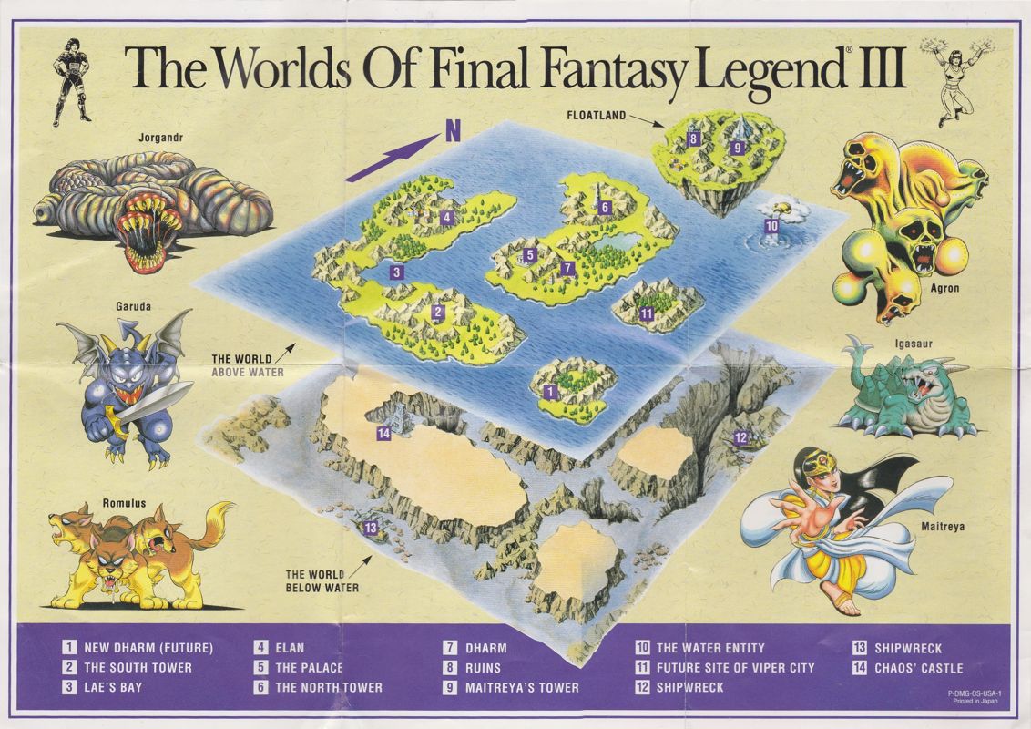 Final Fantasy Legend III cover or packaging material - MobyGames