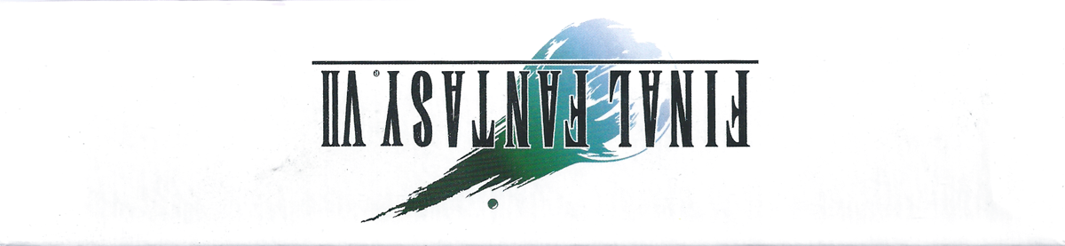 Spine/Sides for Final Fantasy VII (Windows): Top