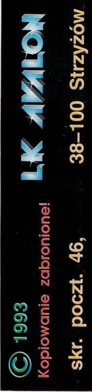 Back Cover for Neron (Atari 8-bit)