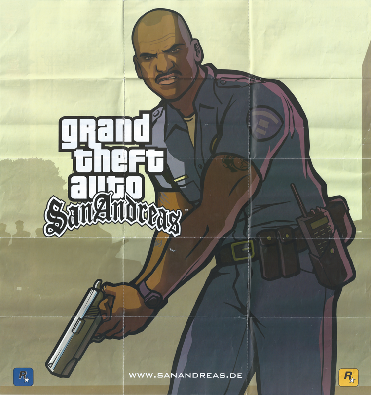 Extras for Grand Theft Auto: San Andreas (Windows): Poster (Back of Map)