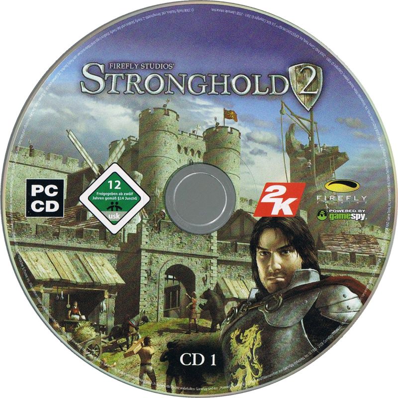 Media for FireFly Studios' Stronghold 2 (Windows) (Green Pepper CD-ROM release): Disc 1