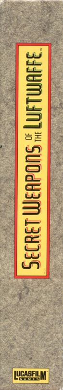 Spine/Sides for Secret Weapons of the Luftwaffe (DOS) (5.25 disk release (alternate sticker)): Right