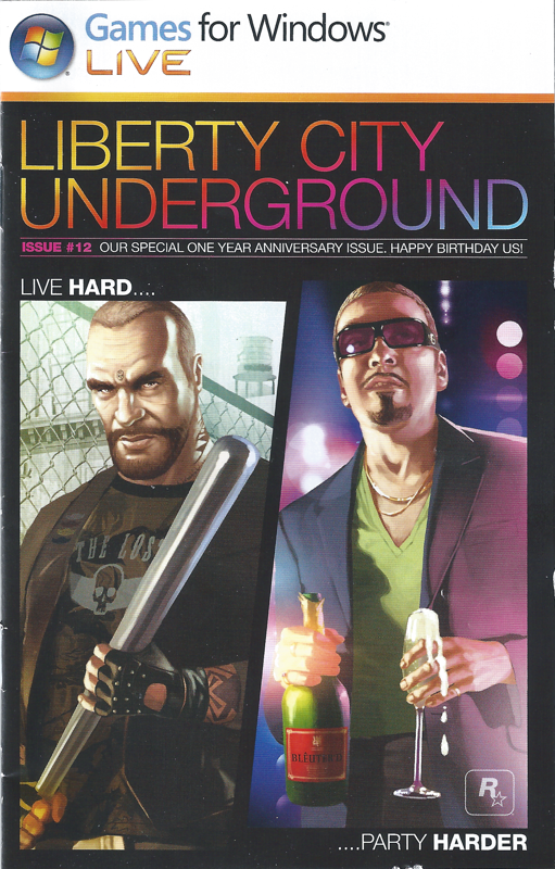 Manual for Grand Theft Auto: Episodes from Liberty City (Windows): Front