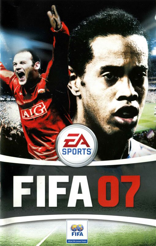 Manual for FIFA Soccer 07 (PlayStation 2): Front