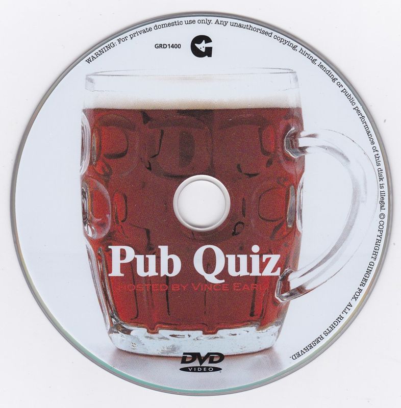 Media for Pub Quiz: Hosted By Vince Earl (DVD Player)