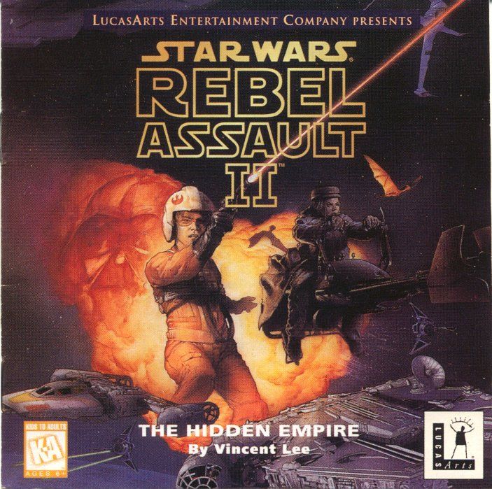 Other for Star Wars: Rebel Assault II - The Hidden Empire (DOS and Windows): Jewel Case - Front