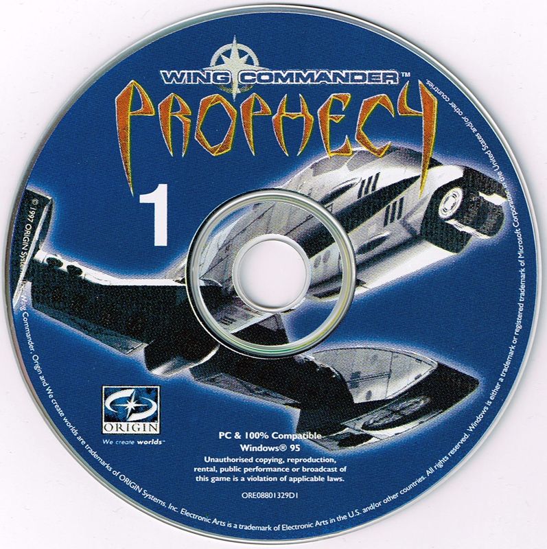 Media for Wing Commander: Prophecy (Windows): Disk 1