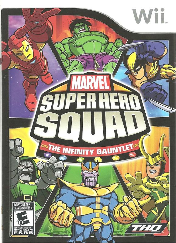 Front Cover for Marvel Super Hero Squad: The Infinity Gauntlet (Wii)