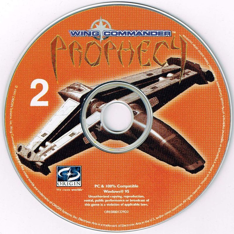 Media for Wing Commander: Prophecy (Windows): Disk 2