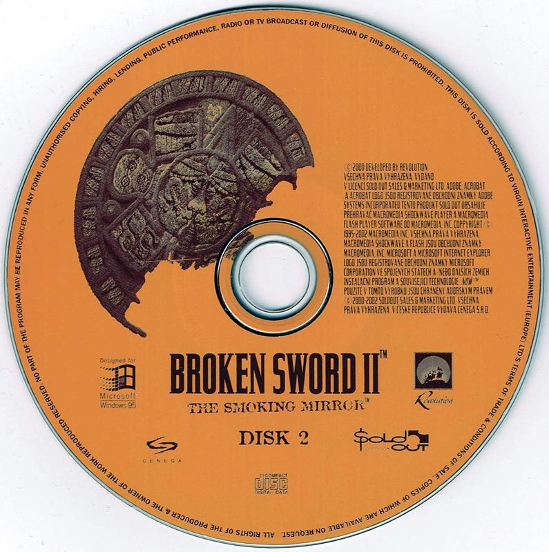 Media for Broken Sword: The Smoking Mirror (Windows) (Sold Out Software release): Disc 2