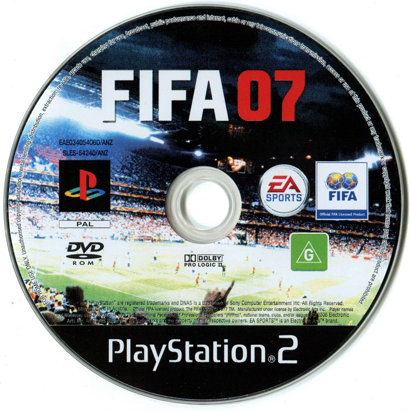 FIFA Soccer 07 cover or packaging material - MobyGames