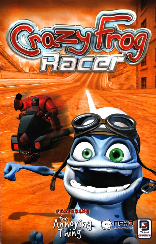 Manual for Crazy Frog Racer (PlayStation 2): Front