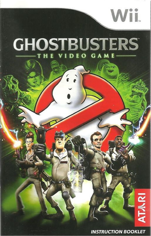 Manual for Ghostbusters: The Video Game (Wii): English - Front