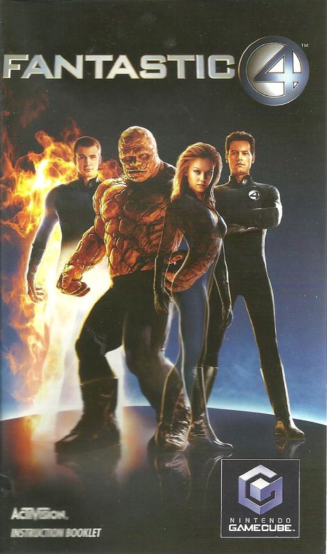 Manual for Fantastic 4 (GameCube): Front