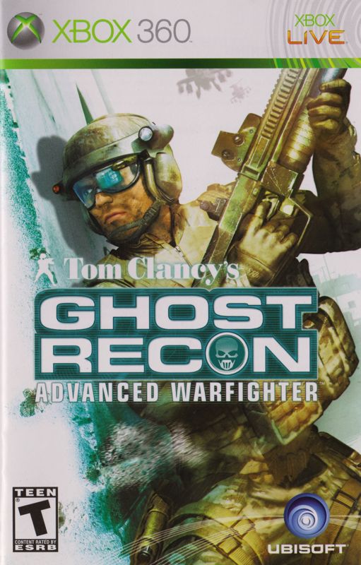 Manual for Tom Clancy's Ghost Recon: Advanced Warfighter (Xbox 360): Front