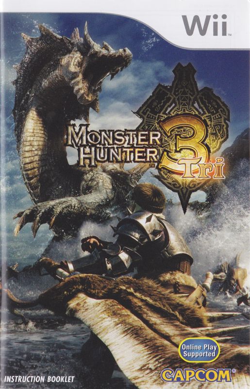 Manual for Monster Hunter Tri - Limited Edition: Ultimate Hunter Pack (Wii): UKV - Front