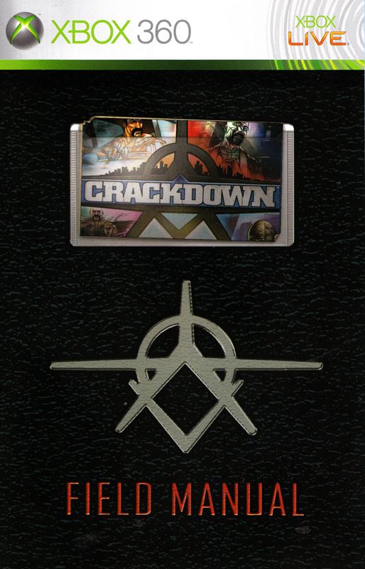 Manual for Crackdown (Xbox 360): Front