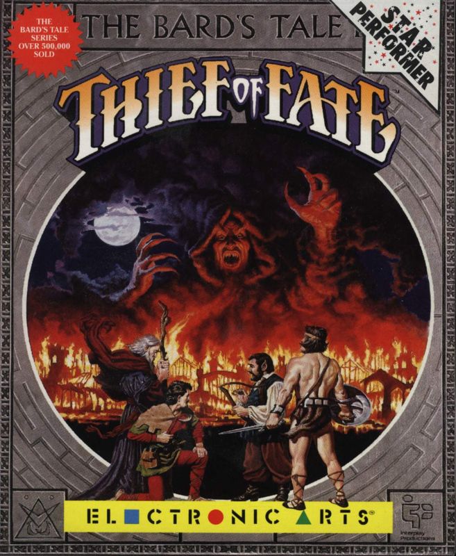 Front Cover for The Bard's Tale III: Thief of Fate (DOS) (Star Performer release)