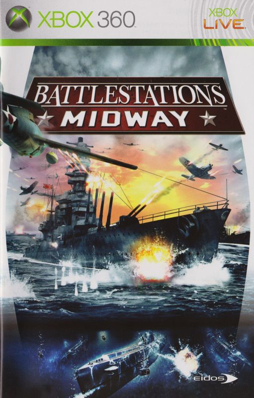 Manual for Battlestations: Midway (Xbox 360) (European English release): Front