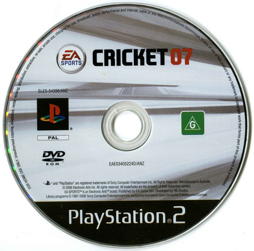 Media for Cricket 07 (PlayStation 2)