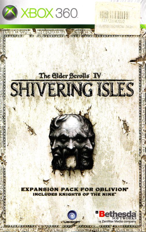 Manual for The Elder Scrolls IV: Shivering Isles (Xbox 360): Front