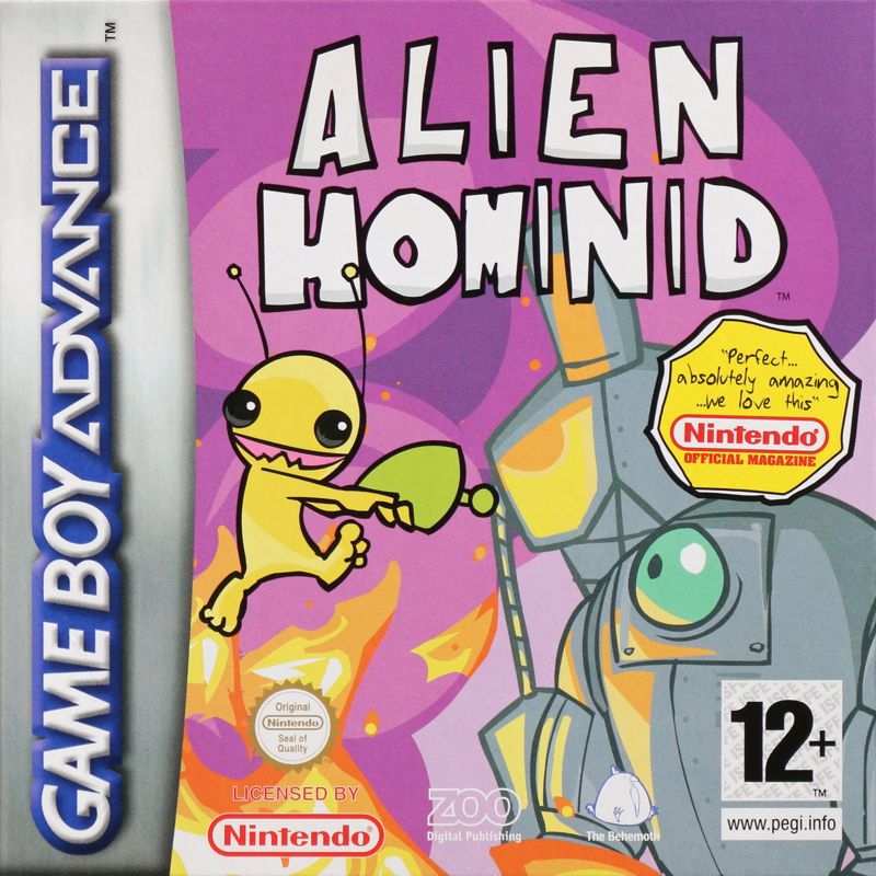 Front Cover for Alien Hominid (Game Boy Advance)