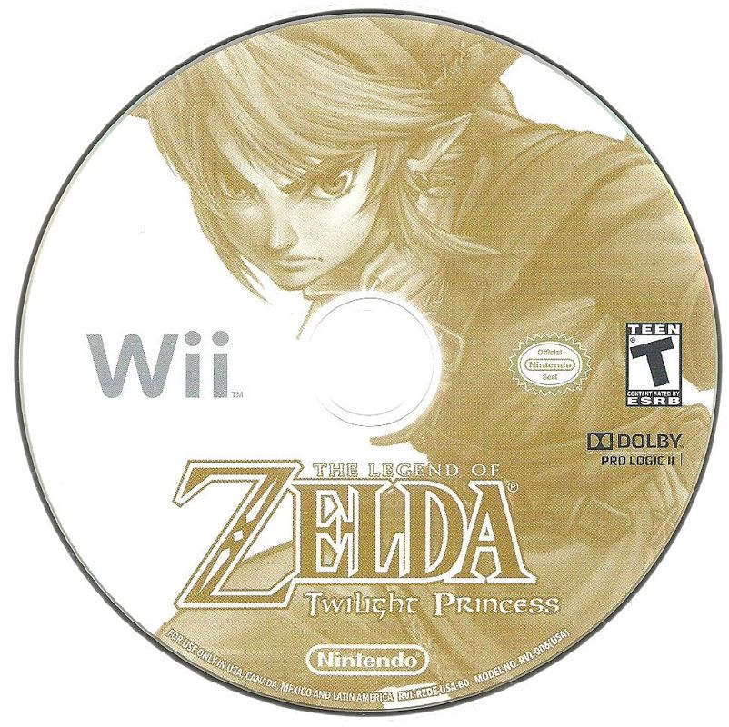 Media for The Legend of Zelda: Twilight Princess (Wii) (Nintendo Selects)