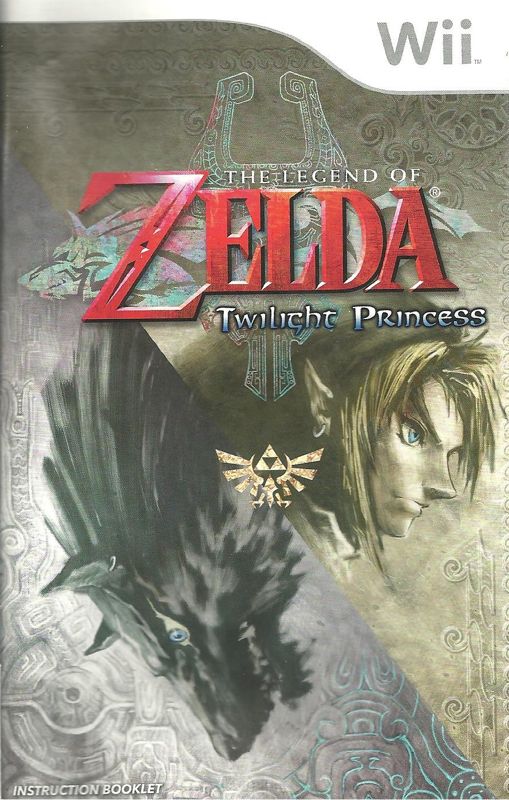 Manual for The Legend of Zelda: Twilight Princess (Wii) (Nintendo Selects): English Front
