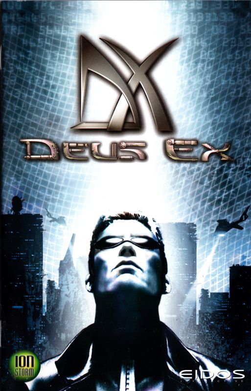 Manual for Deus Ex (PlayStation 2): Front