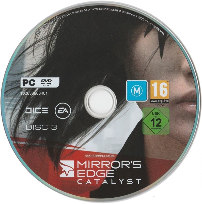 Media for Mirror's Edge: Catalyst (Windows): Disc 3