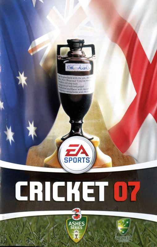 Manual for Cricket 07 (PlayStation 2): Front