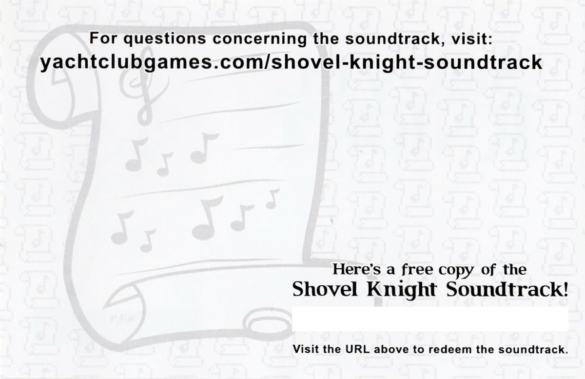 Other for Shovel Knight (Wii U): DLC - Shovel Knight Soundtrack
