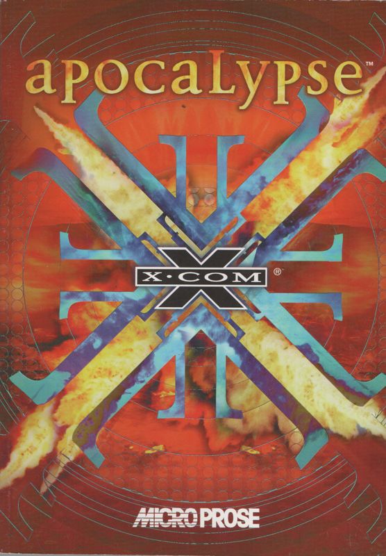 Manual for X-COM: Apocalypse (DOS): Front