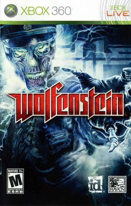 Manual for Wolfenstein (Xbox 360): Front