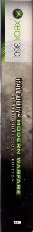 Spine/Sides for Call of Duty 4: Modern Warfare (Limited Collector's Edition) (Xbox 360)