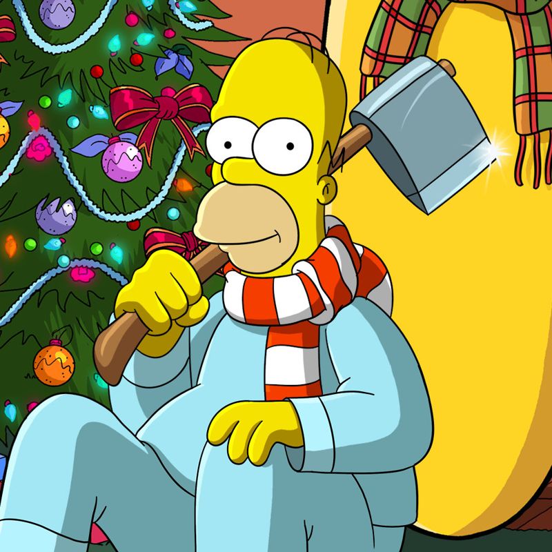 Front Cover for The Simpsons: Tapped Out (iPad and iPhone): A Simpsons Christmas Special 2018