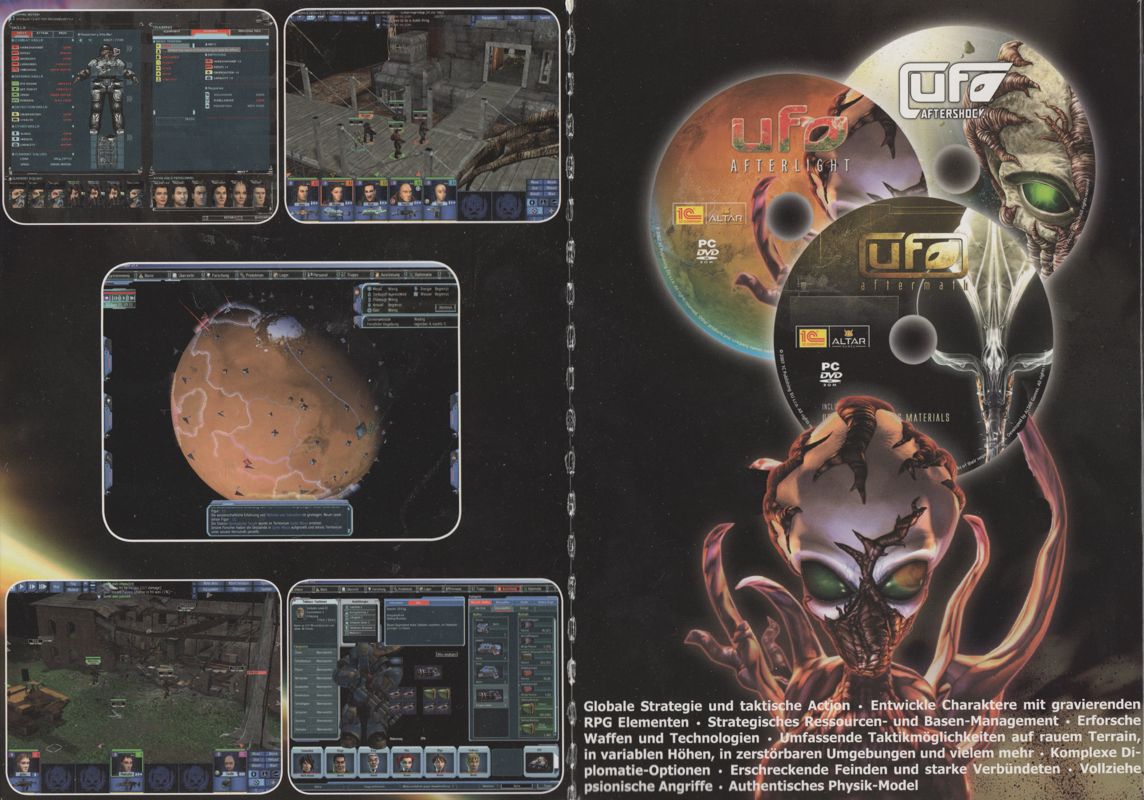 Inside Cover for UFO Trilogy (Windows) (Classics Games release): Full Cover