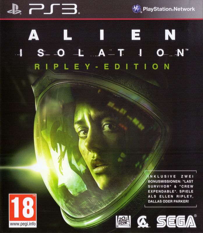 Front Cover for Alien: Isolation - Ripley Edition (PlayStation 3)