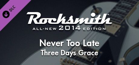 Front Cover for Rocksmith: All-new 2014 Edition - Three Days Grace: Never Too Late (Macintosh and Windows) (Steam release)