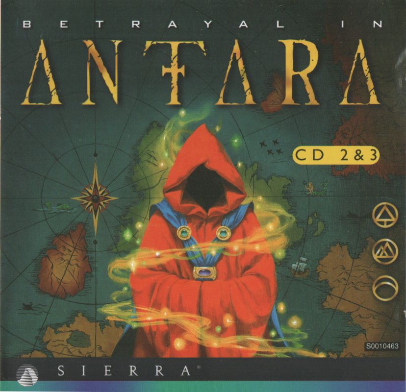 Other for Betrayal in Antara (Windows and Windows 16-bit) (SierraOriginals release): CD 2&3 Jewel Case - Front