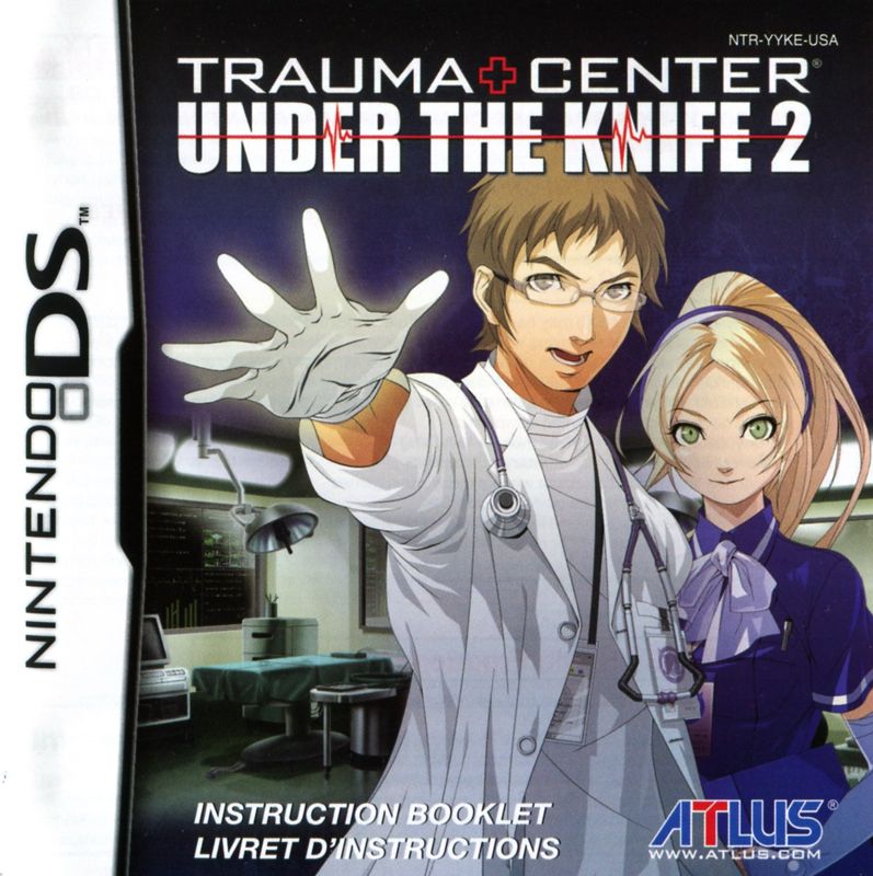 Manual for Trauma Center: Under the Knife 2 (Nintendo DS): Front